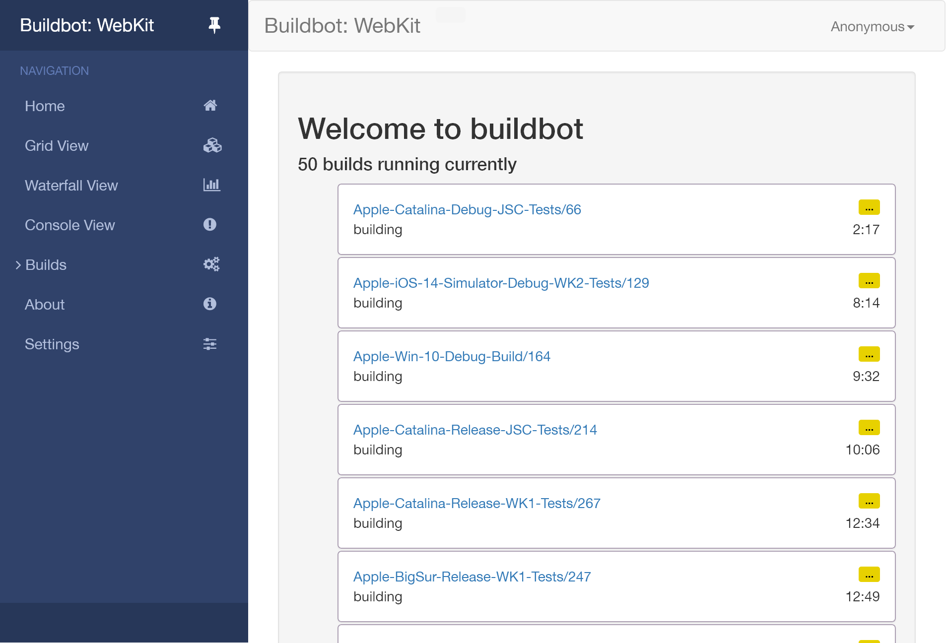 Buildbot 首頁